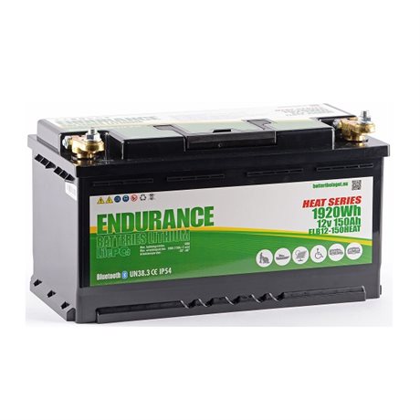 Endurance Litium 12v 150ah Heat & Bluetooth