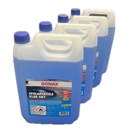 Sonax Spolarvätska Färdigblandad 4L 4-Pack