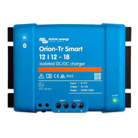 Victron Orion-Tr Smart 12V-12V 18A Isolerad DC-DC Laddare